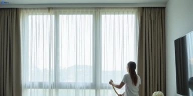 Delicate sheer drape cleaning carss-park-nsw Matty Curtain Cleaning